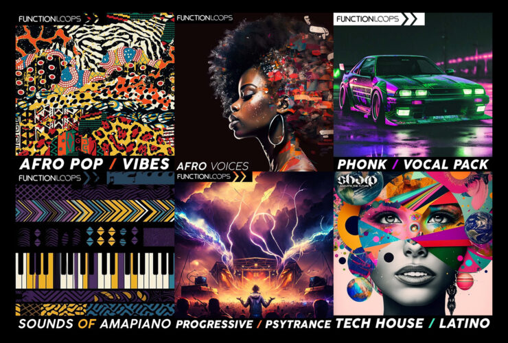 New Packs: Afro, Pop, Psytrance, Phonk & Tech House