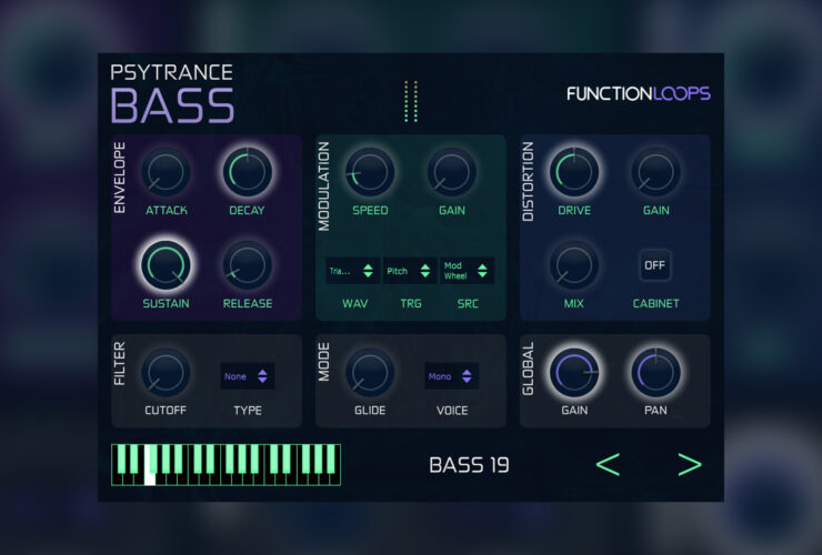 Function Loops Releases Free Psytrance Bass VST Instrument
